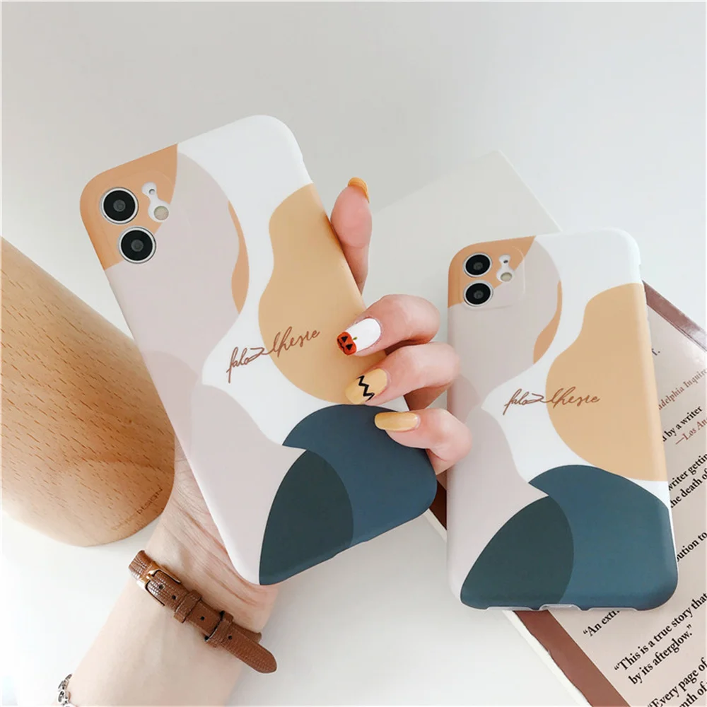 Soft Silicone Geometric Patterns Phone Case For iPhone 11 12 Pro Max Camera Protection XS X XR 7 8 Plus SE2020 Matte Shockproof
Soft Silicone Geometric Patterns Phone Case For iPhone 11 12 Pro Max Camera Protection XS X XR 7 8 Plus SE2020 Matte Shockproof