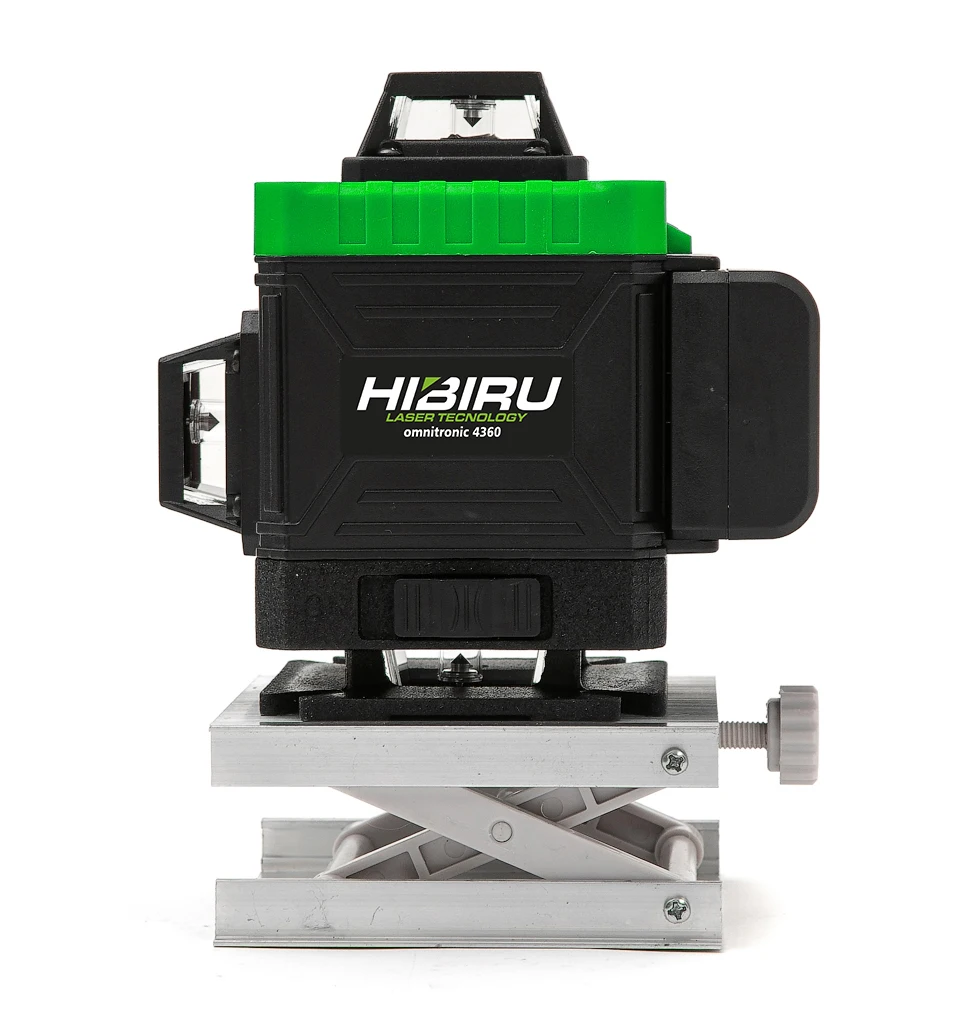 Лазерный уровень 4D HIBIRU OMNITRONIC 16 зеленых лучей и 2 шт. Li-ON батареи. Штатив 5/8"