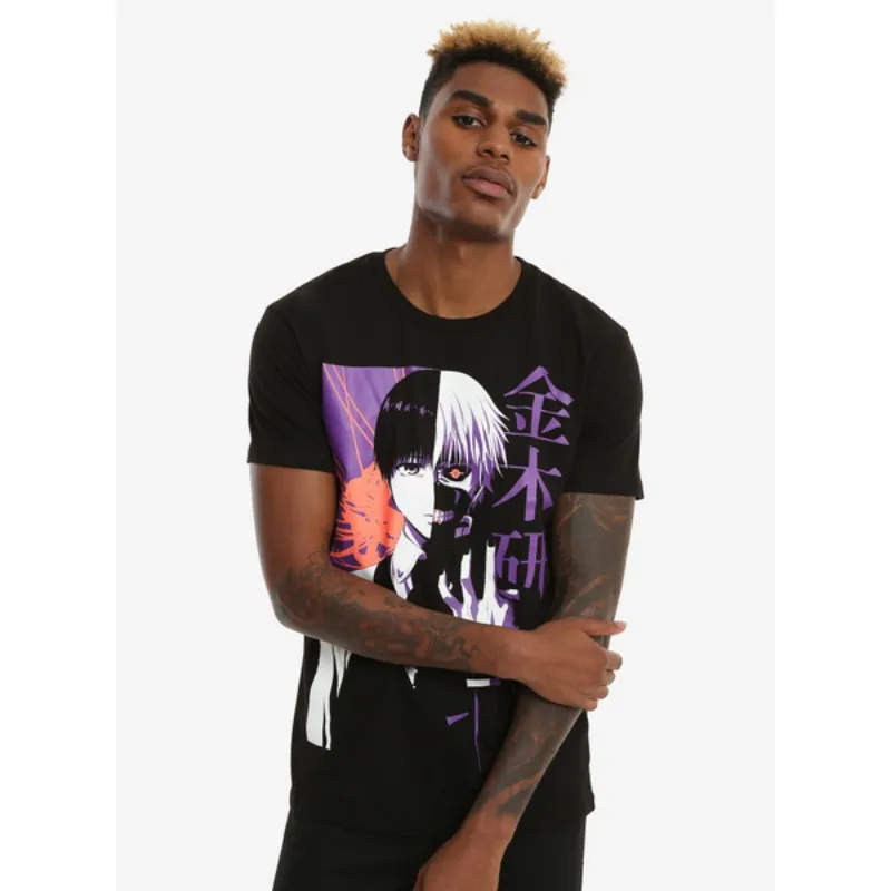 Hot Sale Fashion Men's Cotton Tshirt TOKYO GHOUL KANEKI SPLIT FACE T-SHIRT Funny Shirts Men's Gifts
Hot Sale Fashion Men's Cotton Tshirt TOKYO GHOUL KANEKI SPLIT FACE T-SHIRT Funny Shirts Men's Gifts
