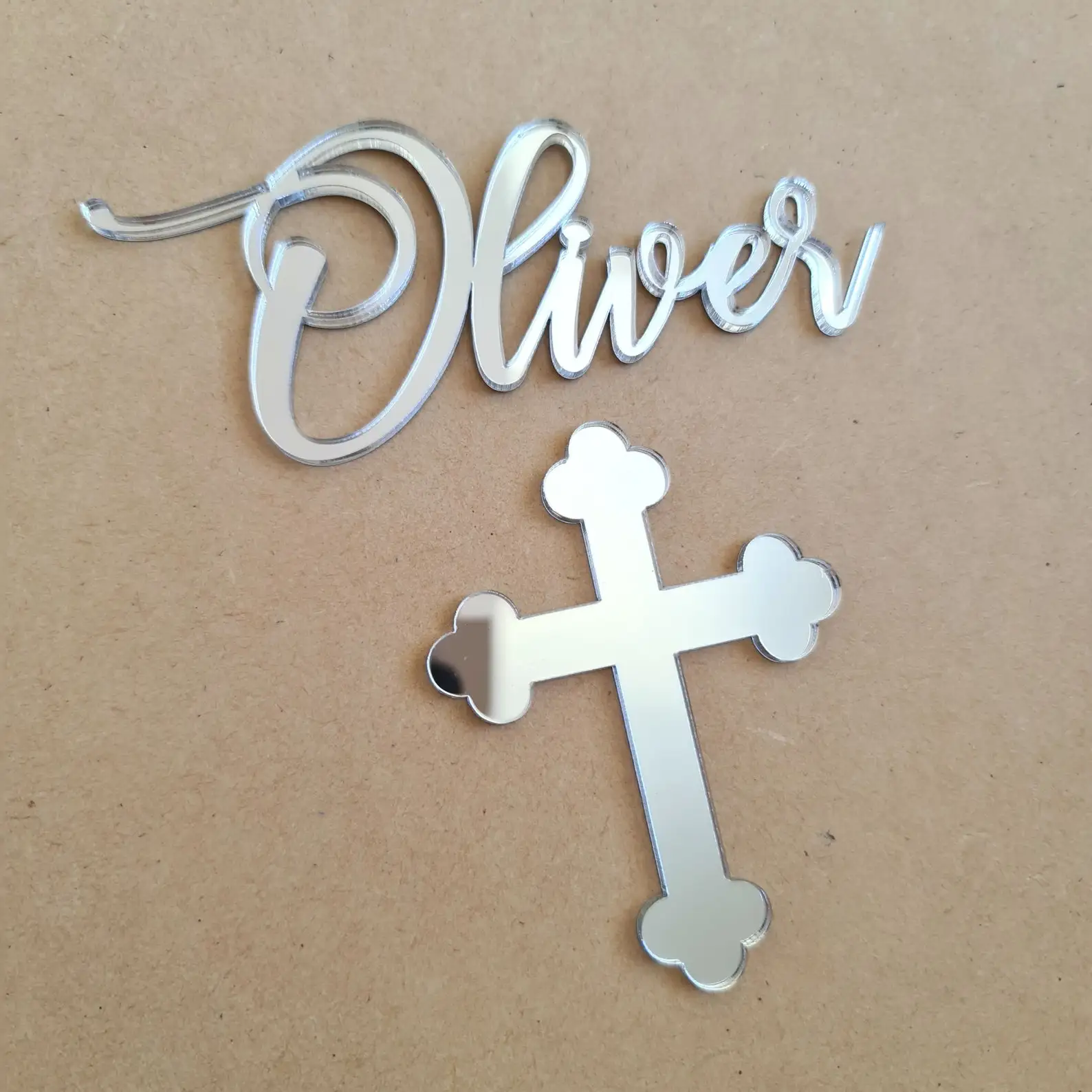 CUSTOM Name Cake Topper plaque - Personalised Mirror Baptism Cake Name charm,Communion Party Cake Decoration Topper
CUSTOM Name Cake Topper plaque - Personalised Mirror Baptism Cake Name charm,Communion Party Cake Decoration Topper