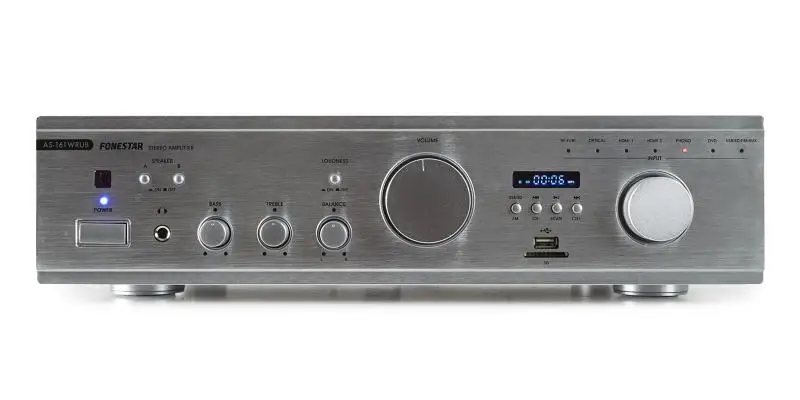 Amplificador Hi-Fi 2x 60wrms USB WiFi серебристый As-161wrub | Компьютеры и офис