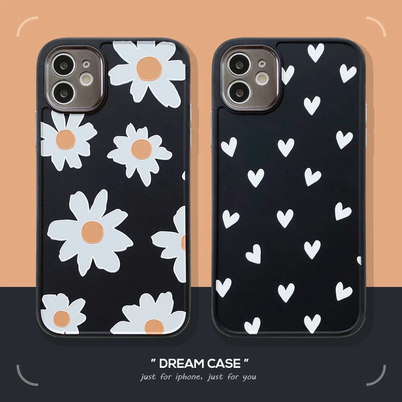 Cartoon Love Heart Soft TPU Phone Cases for iPhone 11 12 Mini Pro Max XS Max X XR 7 8 Plus Cute Floral Daisy Back Cover Gift
Cartoon Love Heart Soft TPU Phone Cases for iPhone 11 12 Mini Pro Max XS Max X XR 7 8 Plus Cute Floral Daisy Back Cover Gift