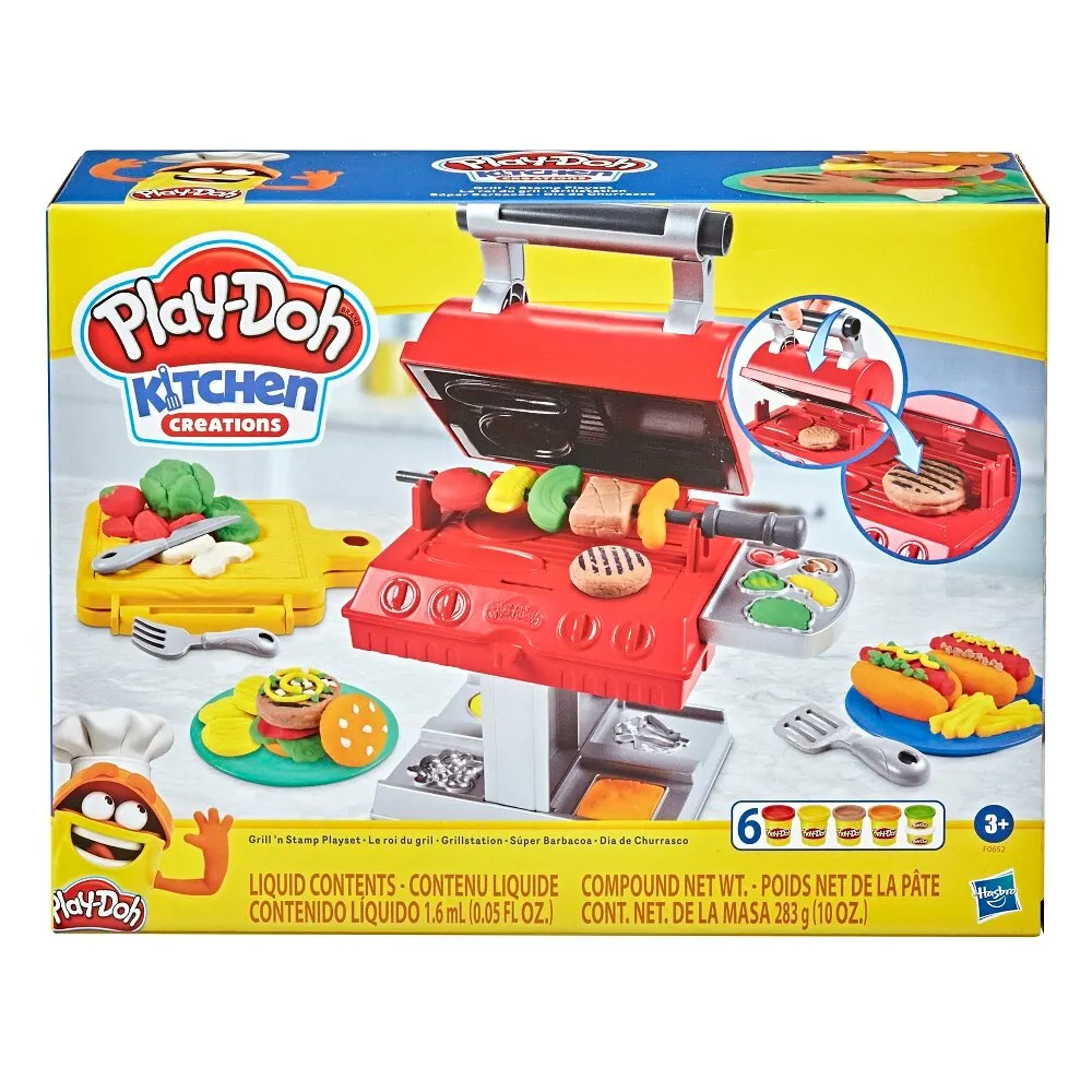 Набор игровой для лепки Play Doh Гриль барбекю F06525L0|Пластилин| |