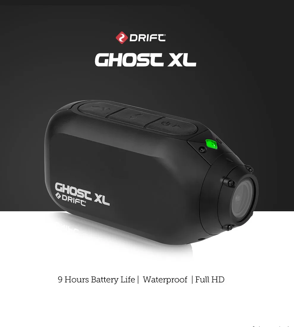 Дрейф Ghost XL экшн Камера спортивные Vlog 1080P IPX 7 Водонепроницаемый для мотоцикла