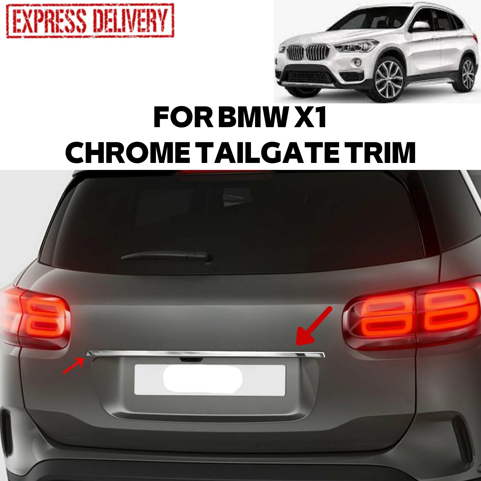 Хромированная накладка на заднюю ручку багажника для BMW X1 2015-2021, автомобильные аксессуары из нержавеющей стали, уличная новая модель
Хромированная накладка на заднюю ручку багажника для BMW X1 2015-2021, автомобильные аксессуары из нержавеющей стали, уличная новая модель