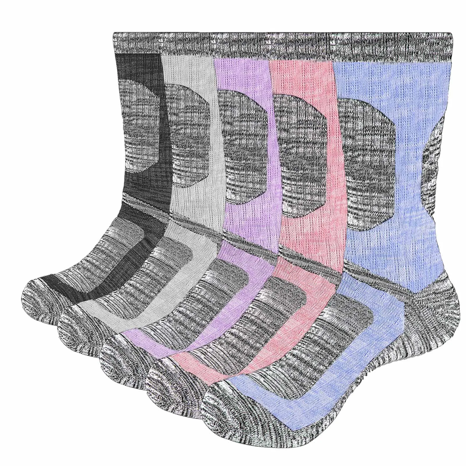 YUEDGE Brand 5 Pairs Women's Winter Warm Thick Socks Outdoor Breathable Cotton Casual Socks Padded Crew Boots Socks
YUEDGE Brand 5 Pairs Women's Winter Warm Thick Socks Outdoor Breathable Cotton Casual Socks Padded Crew Boots Socks