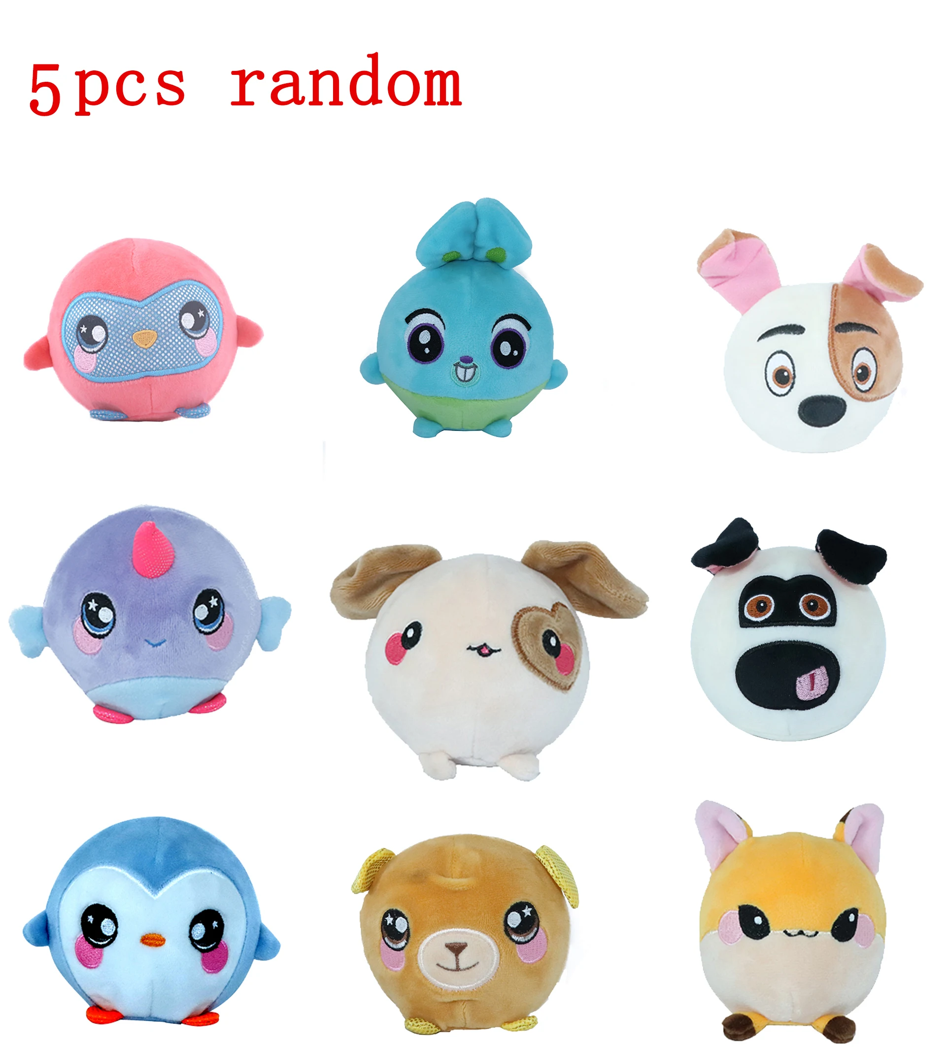 5 Pcs Cute Little Animal Plush Toy Doll Random Memory Cotton Ball Kids Birthday Gift For Wholesale
5 Pcs Cute Little Animal Plush Toy Doll Random Memory Cotton Ball Kids Birthday Gift For Wholesale