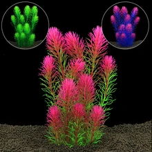 Artificial Aquarium Decor Plants Underwater Water Grass Aquatic Plastic Plants For Fish Tank Aquarium Decorations