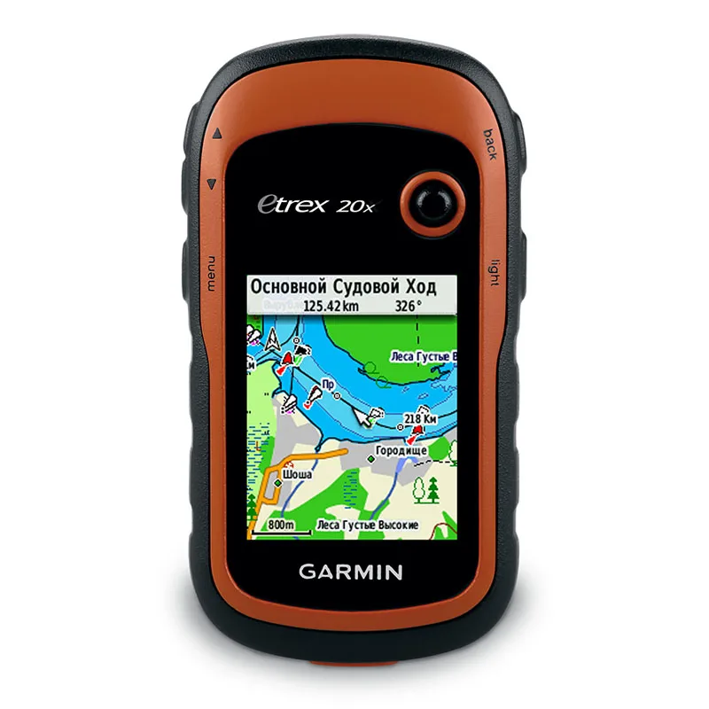 Garmin eTrex 20x Навигатор с обновлённой топографической картой России гарантия 2 года