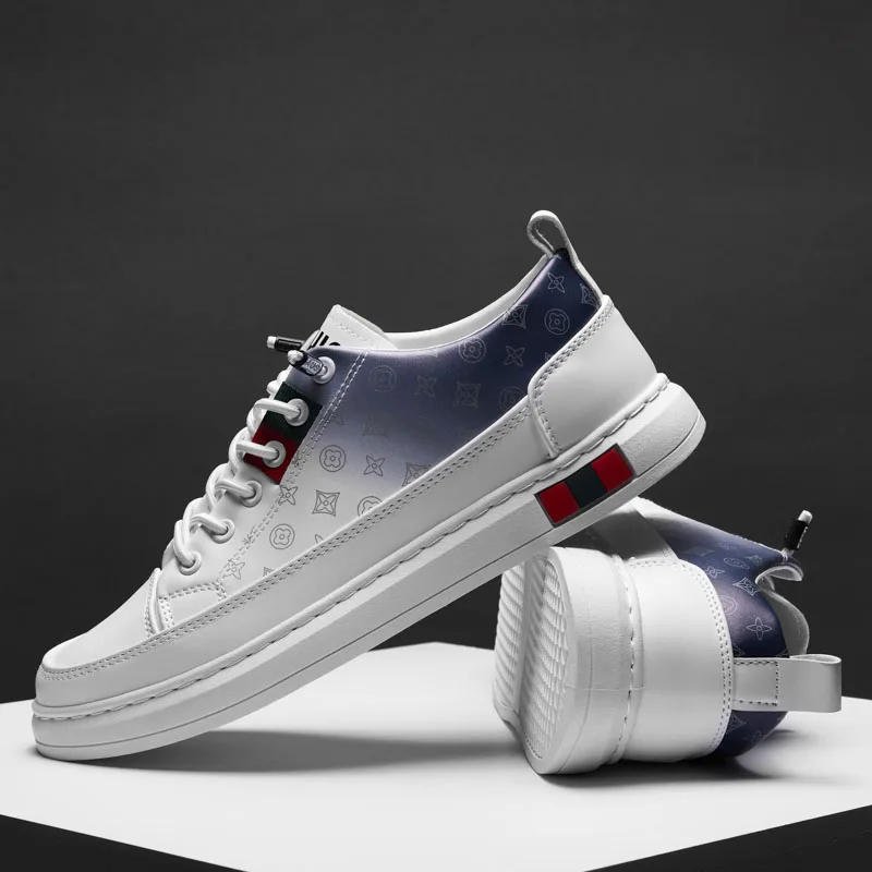 2021 Autumn New Men Shoes Elastic Band Casual Fashion Trend Style Leather Flat Sneakers Comfortable Breathable Walking Trainers
2021 Autumn New Men Shoes Elastic Band Casual Fashion Trend Style Leather Flat Sneakers Comfortable Breathable Walking Trainers