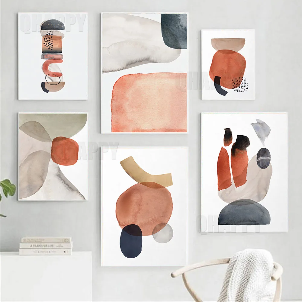 BOHO Wall Art Canvas Printing Watercolor Abstract Painting Mid Century Modern Picture Nordic Poster For Livingroom Home Decor
BOHO Wall Art Canvas Printing Watercolor Abstract Painting Mid Century Modern Picture Nordic Poster For Livingroom Home Decor