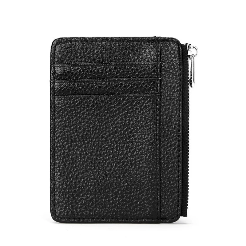 Fashion Multifunction Leather Card Holder Ultra-thin Zipper Change Bag Key Storage for Men Women
Fashion Multifunction Leather Card Holder Ultra-thin Zipper Change Bag Key Storage for Men Women