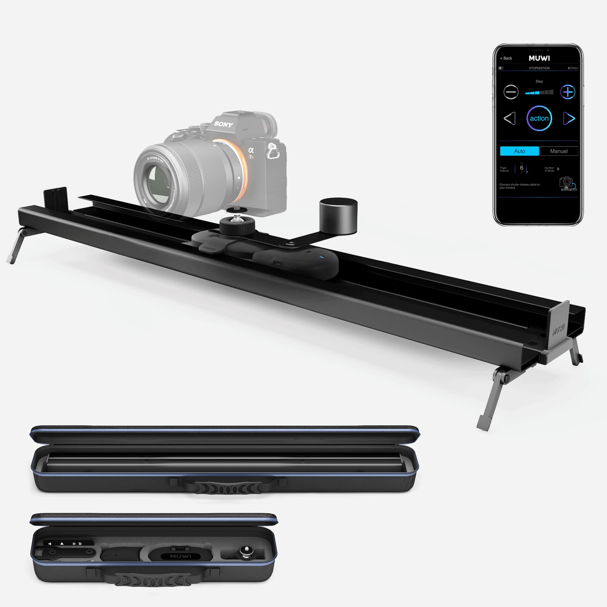 Камера & мобильный телефон Dolly Slider средней длины пакет для видео | Штатив gimbal dslr