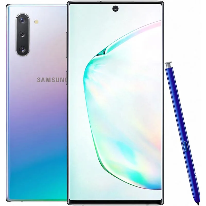 

Разблокированный сотовый телефон Samsung Galaxy Note 10 N970FD/U, экран 6,2 дюйма, 8 ГБ ОЗУ 256 Гб ПЗУ, Восьмиядерный процессор QC 3,0, 12 Мп, GSM, две Sim-карты, Смартф...