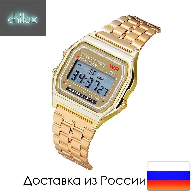 Ретро-часы Casio F91W унисекс винтажные светодиодные цифровые электронные военные