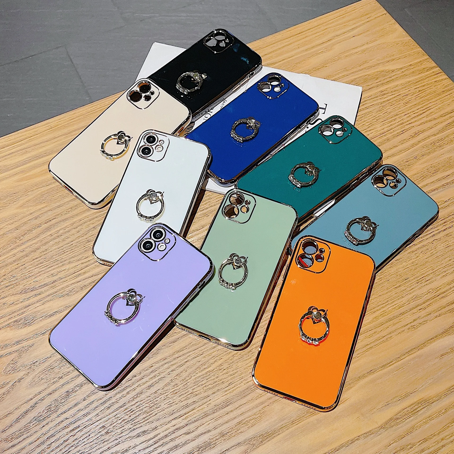 Ring Holder Phone Case For iPhone 13 11 12 Pro Max Lover Heart Electroplate Cover For iphone X XS XR 7 8 Plus SE2020 Fundas Capa
Ring Holder Phone Case For iPhone 13 11 12 Pro Max Lover Heart Electroplate Cover For iphone X XS XR 7 8 Plus SE2020 Fundas Capa