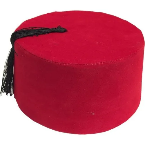 Красная фетровая шляпа FEZ Tommy Cooper турецкие Фес черные кисточки унисекс необычная