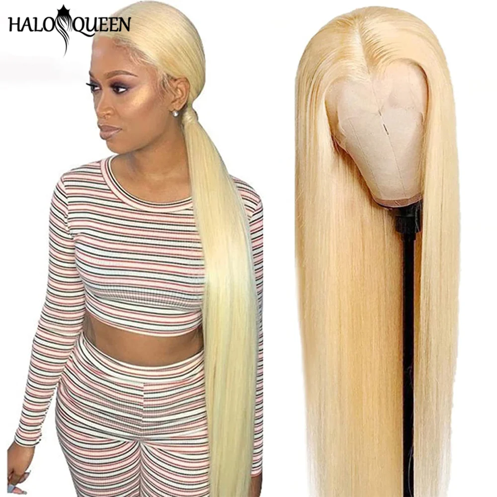613 Lace Front Human Hair Wig 30 Inch Honey Blonde Straight Wig 180 Density Brazilian 613 13x4 Lace Frontal Wigs with Baby Hair
613 Lace Front Human Hair Wig 30 Inch Honey Blonde Straight Wig 180 Density Brazilian 613 13x4 Lace Frontal Wigs with Baby Hair