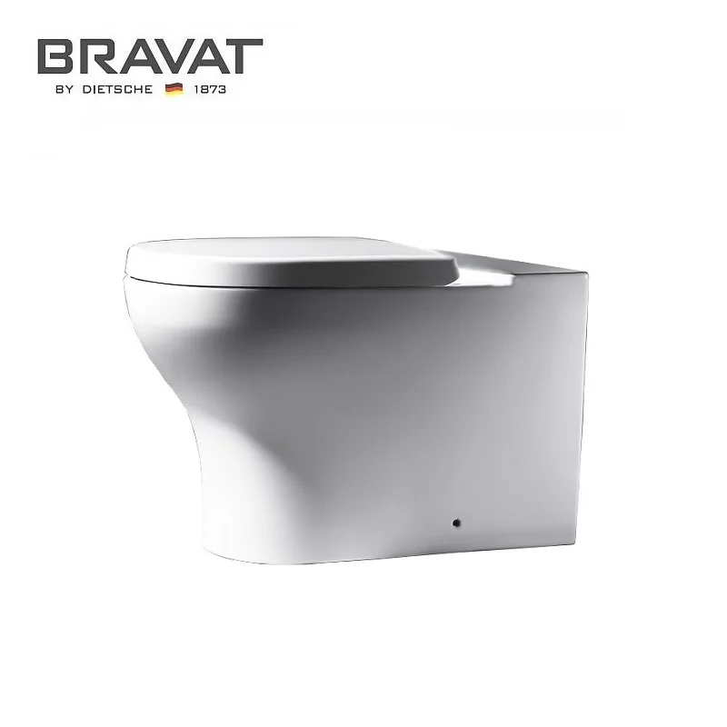 Чаша для унитаза-компакта Bravat Rael CX01016UW-PA с микролифтом | Обустройство дома
