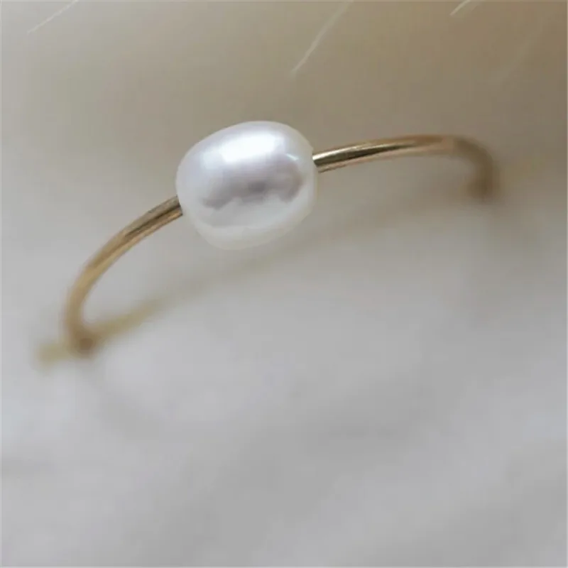 14K Gold Filled Pearl Rings Handmade Natural Pearl Jewelry Knuckle Ring Mujer Boho Bague Femme Minimalism Women Rings
14K Gold Filled Pearl Rings Handmade Natural Pearl Jewelry Knuckle Ring Mujer Boho Bague Femme Minimalism Women Rings