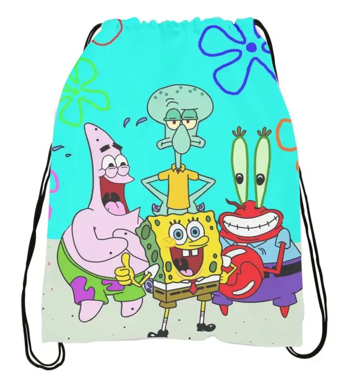 Сумка мешок для обуви Губка Боб SpongeBob №18|Рюкзаки| |