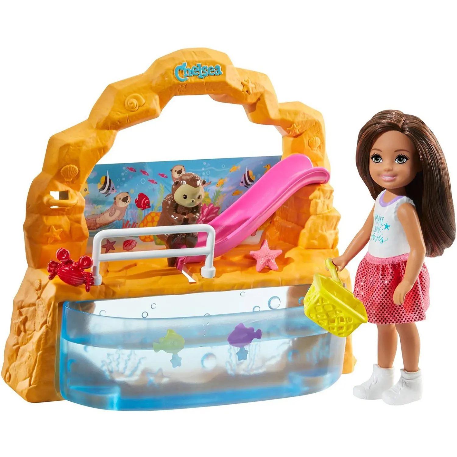 Набор Barbie GHV75 Челси с питомцем + аквариум - купить по выгодной цене |
