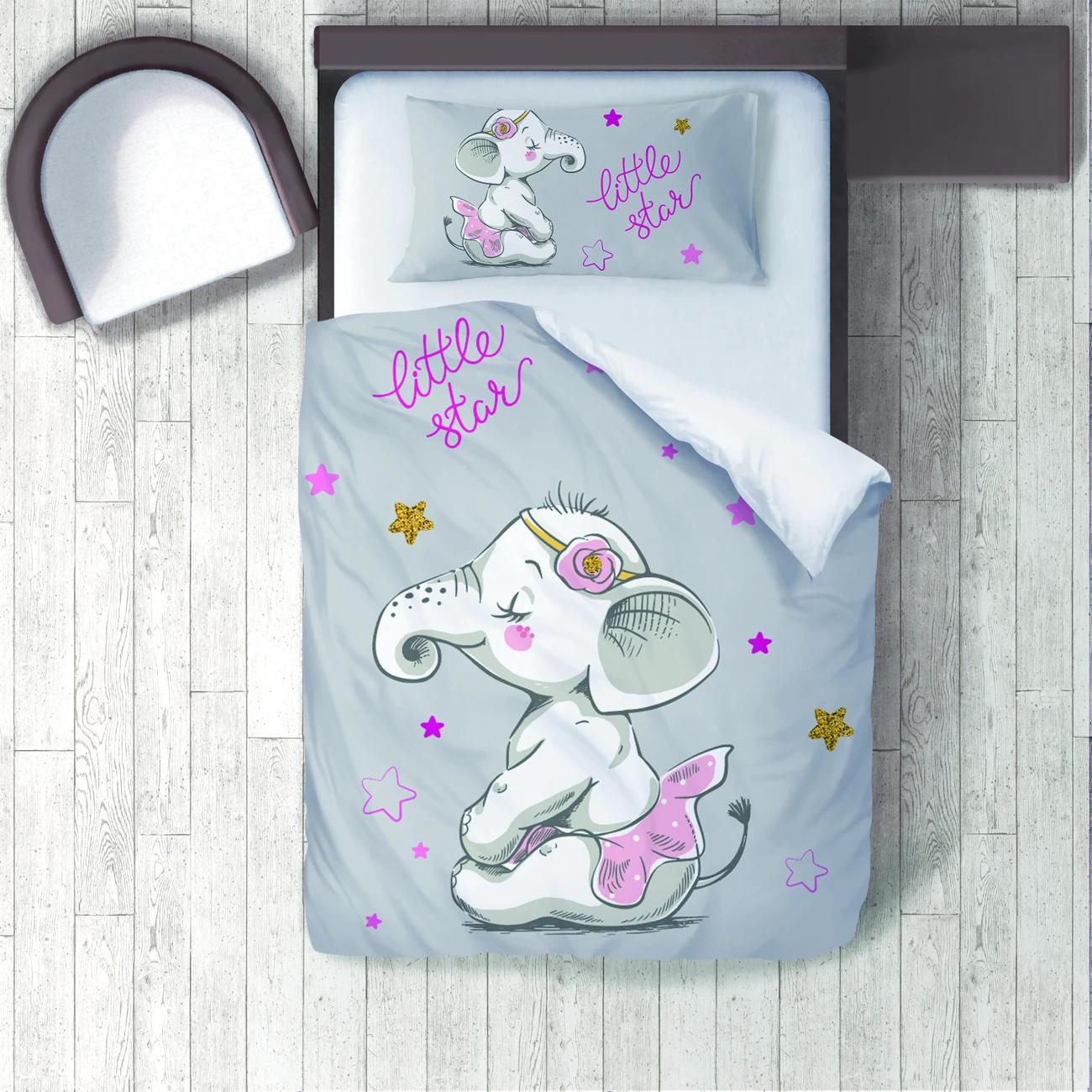 Duvet Cover Set Bedding Set Pillow Case for Baby and Kids Room 3D Printed Ballerina Elephant Little Star Model 122
Duvet Cover Set Bedding Set Pillow Case for Baby and Kids Room 3D Printed Ballerina Elephant Little Star Model 122