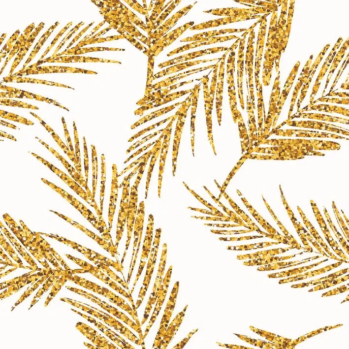 Curtain Exotic Pattern with Gold Palm Leaf Silhouettes Nature Tropics Fun Stylish Floral Artwork Print
Curtain Exotic Pattern with Gold Palm Leaf Silhouettes Nature Tropics Fun Stylish Floral Artwork Print