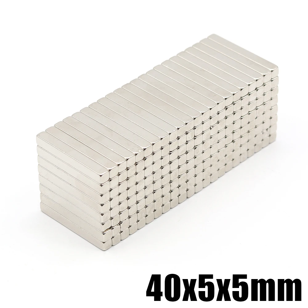 2/5/10/20Pcs 40x5x5 NdFeB Neodymium Magnet Super Powerful 40MMX5MMX5MM Block Permanent Magnetic imanes 40*5*5
2/5/10/20Pcs 40x5x5 NdFeB Neodymium Magnet Super Powerful 40MMX5MMX5MM Block Permanent Magnetic imanes 40*5*5