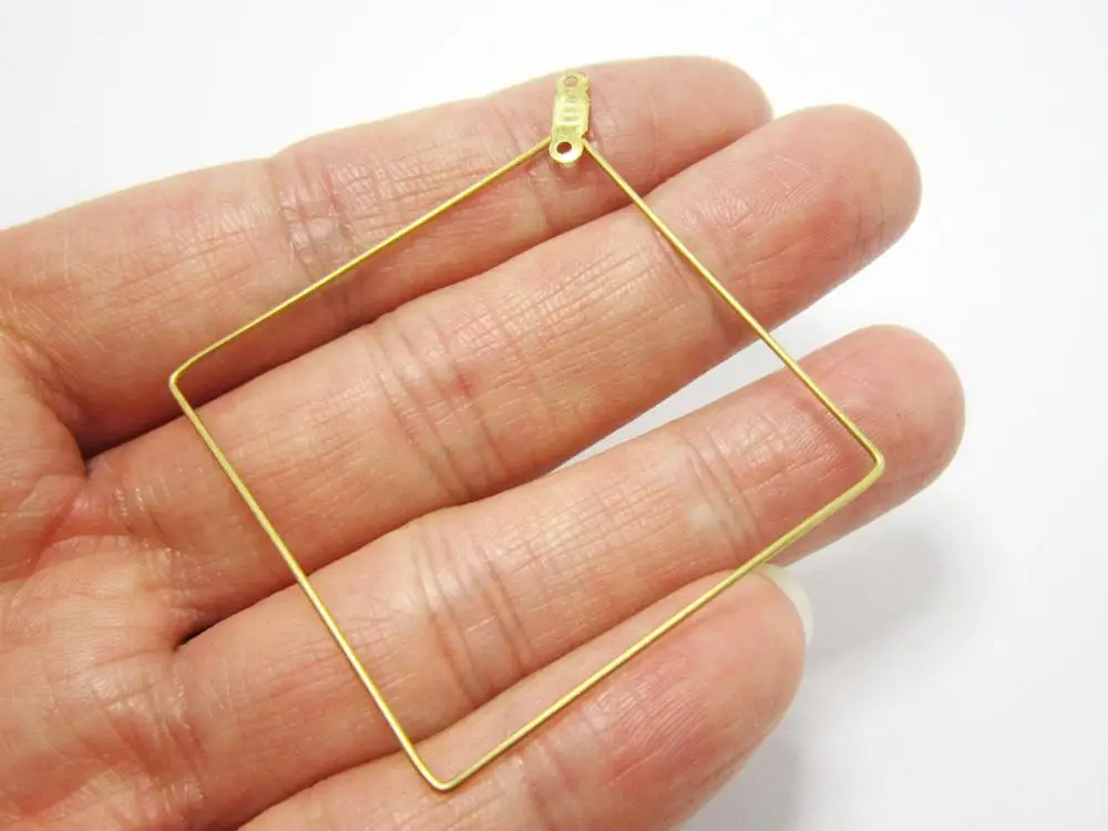 20pcs Brass ear hoops 62x55x0.7mm Square Raw brass earrings findings Geometric ear wire R337
20pcs Brass ear hoops 62x55x0.7mm Square Raw brass earrings findings Geometric ear wire R337