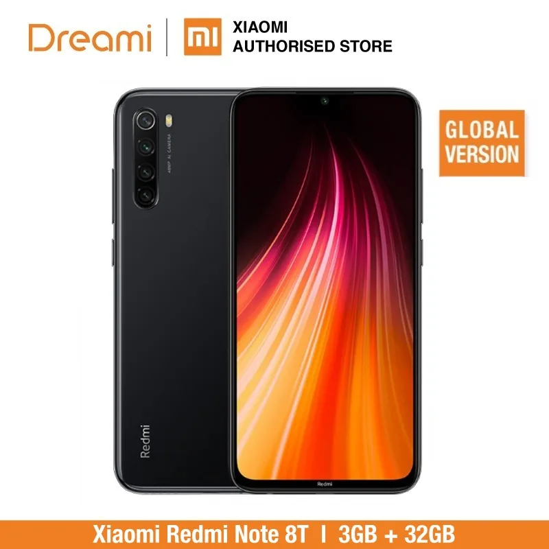 Глобальная версия Xiaomi Redmi Note 8T 32 Гб ROM 3 RAM (официальная Rom) note 8 t note8t note8 Мобильный