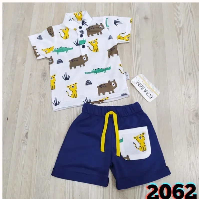 Мужская футболка с воротником, шорты, костюм 2li-желтый
Мужская футболка с воротником, шорты, костюм 2li-желтый