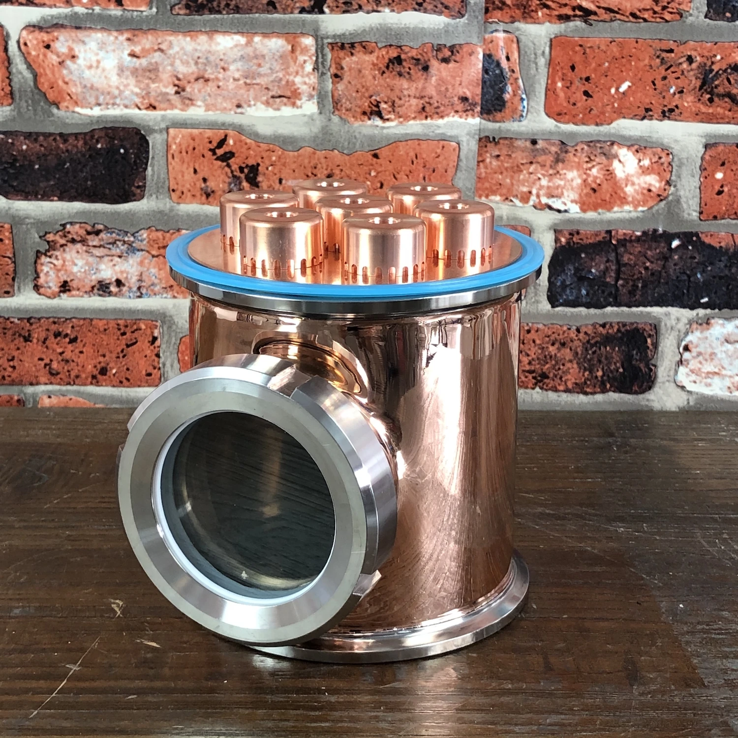 Clamp 6" (OD166.7mm ) Professional Copper bubble plates section for distillation.
Clamp 6" (OD166.7mm ) Professional Copper bubble plates section for distillation.