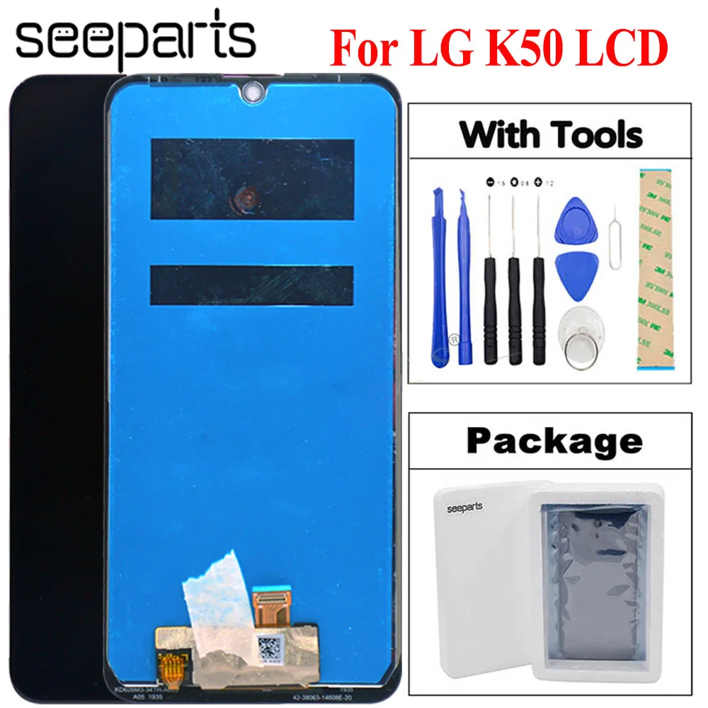 100% Tested 6.26"For LG K50 LCD Display Touch Screen Digitizer Assembly Replacement For LG K12 Max LCD LMX520BMW LMX520EMW
100% Tested 6.26"For LG K50 LCD Display Touch Screen Digitizer Assembly Replacement For LG K12 Max LCD LMX520BMW LMX520EMW