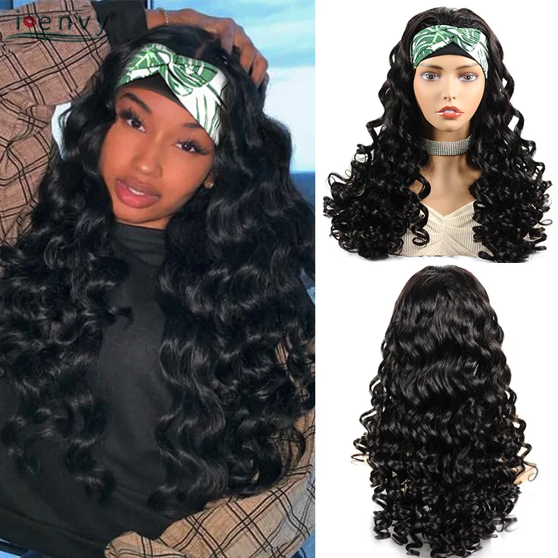 Loose Wave Headband Wig Human Hair Brazilian Natural Color Half Wig For Women Human Hair Wigs With Headscarf Glueless Remy Hair
Loose Wave Headband Wig Human Hair Brazilian Natural Color Half Wig For Women Human Hair Wigs With Headscarf Glueless Remy Hair