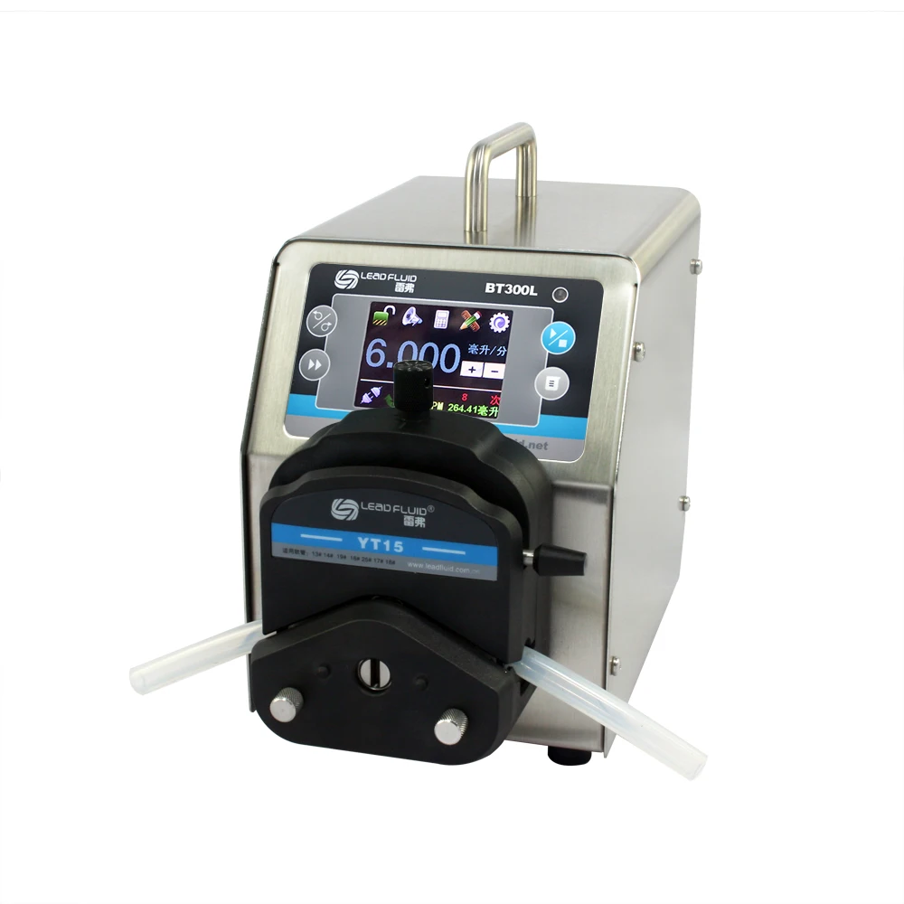 BT300L YZ15 Intelligent peristaltic pump Water Liquid Industry Laboratory Flow Control Pump 0.006-1300ml/min
BT300L YZ15 Intelligent peristaltic pump Water Liquid Industry Laboratory Flow Control Pump 0.006-1300ml/min