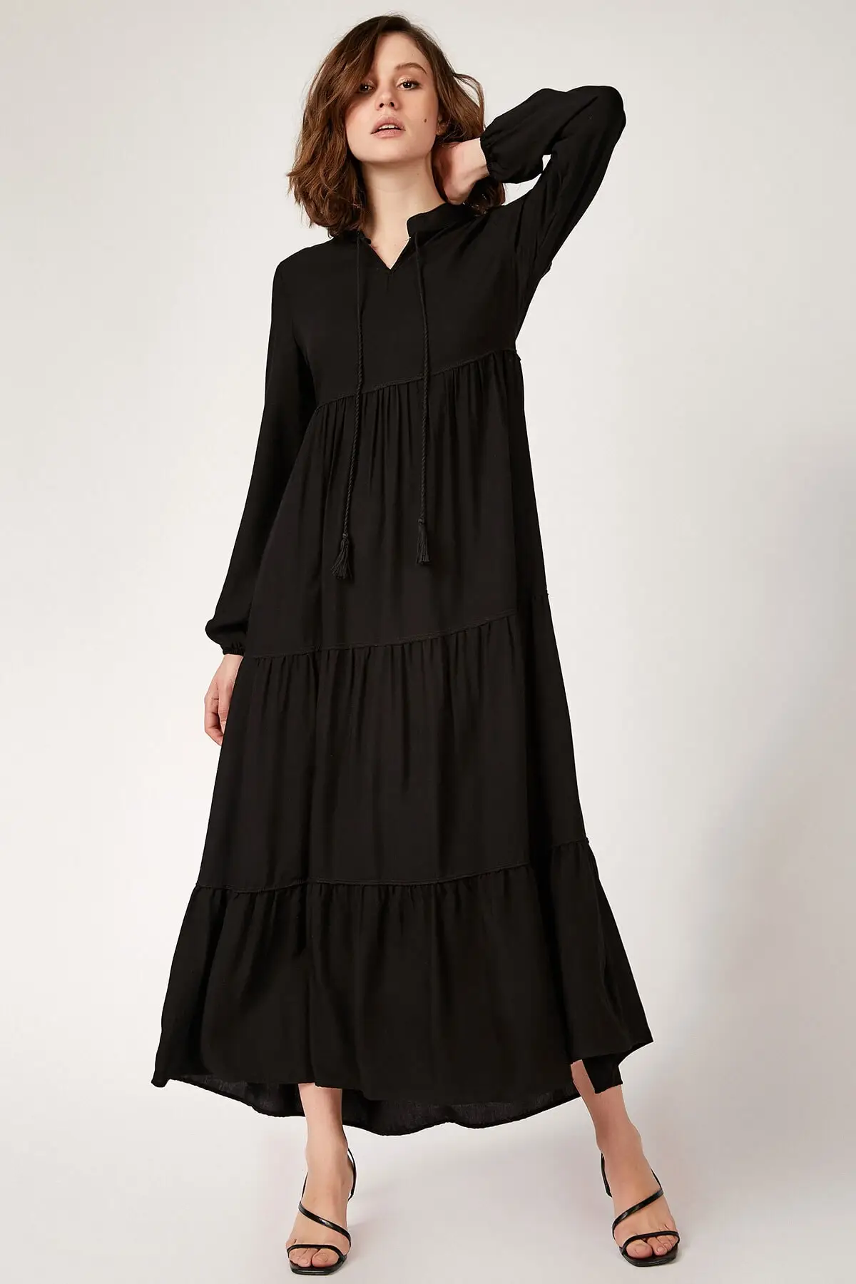 Ramadan Abaya Dubai Turkey Arabic Muslim Hijab Dress Kaftan Islam Tunic For Women Collar Laced Hijab Dress
Ramadan Abaya Dubai Turkey Arabic Muslim Hijab Dress Kaftan Islam Tunic For Women Collar Laced Hijab Dress