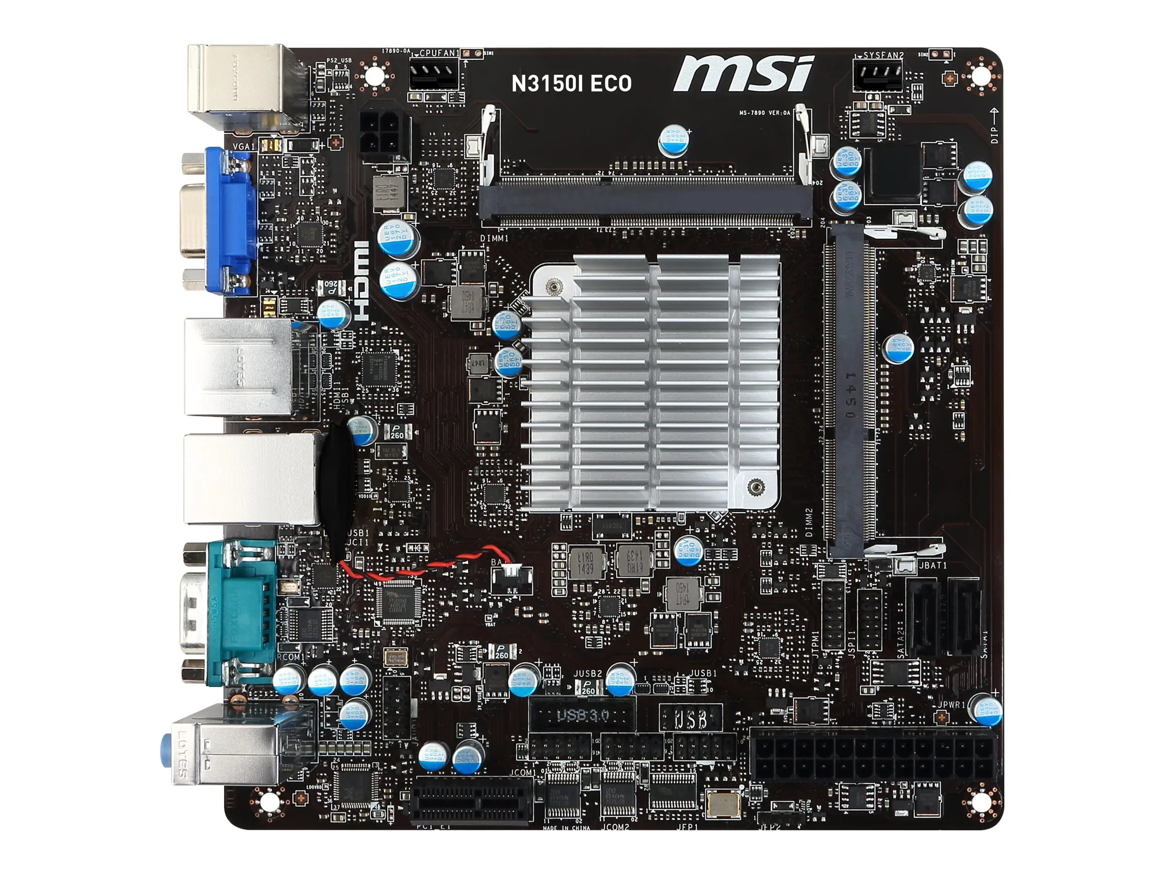 Mini-ITX Motherboard MSI N3150I ECO Integrated graphics processor Motherboard DDR3 PCI-E 2.0 SATA III USB3.0
Mini-ITX Motherboard MSI N3150I ECO Integrated graphics processor Motherboard DDR3 PCI-E 2.0 SATA III USB3.0