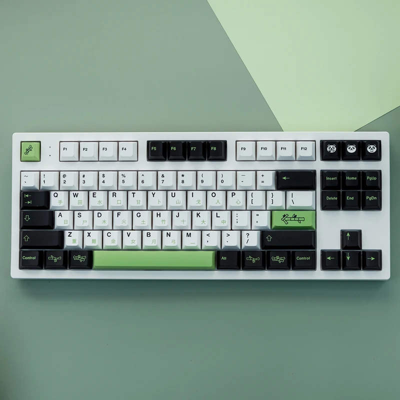 PBT Panda Keycaps Cherry Proofile Dye Sublimation Mechanical Keyboard Keycap For MX Switch With1.75U 2U Shift 61/68/87/104
PBT Panda Keycaps Cherry Proofile Dye Sublimation Mechanical Keyboard Keycap For MX Switch With1.75U 2U Shift 61/68/87/104