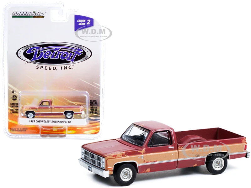 Greenlight 1:64 Детройт скорость, inc. Серия 2 1983 Chevrolet Silverado C-10
Greenlight 1:64 Детройт скорость, inc. Серия 2 1983 Chevrolet Silverado C-10