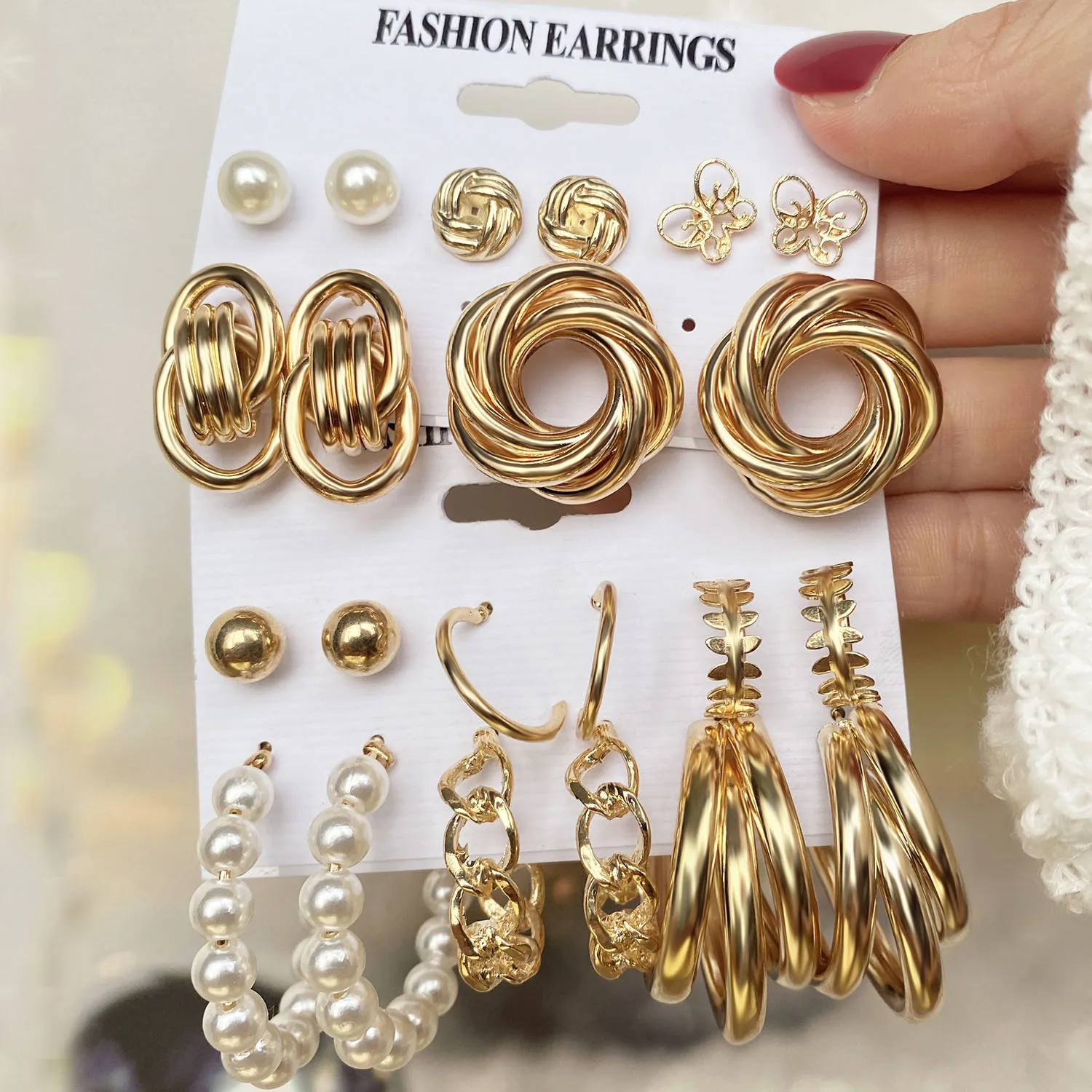 Fashion Pearl Hoop Earrings Set For Women 2021 Trend Gold Metal Circle Hoop Design Earrings Brincos Jewelry Gift
Fashion Pearl Hoop Earrings Set For Women 2021 Trend Gold Metal Circle Hoop Design Earrings Brincos Jewelry Gift