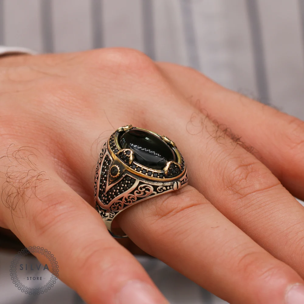 Мужское серебряное кольцо Agate Aqeeq 925 Мужские ювелирные изделия с серебряным штампом 925 доступны все размеры
Мужское серебряное кольцо Agate Aqeeq 925 Мужские ювелирные изделия с серебряным штампом 925 доступны все размеры