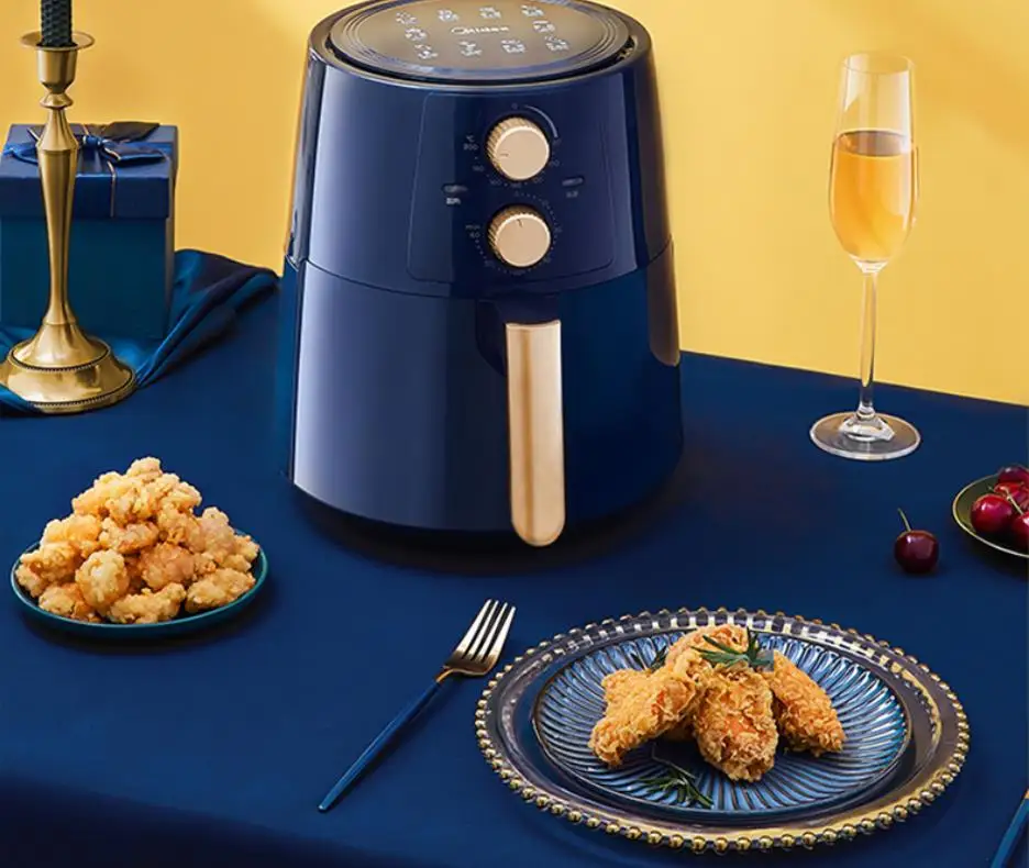 Midea Air Fryer 4.2L big Capacity Home Fryer Oil Free Low Fat Nonstick Air Oven Multifunctional Chip Maker Electric Fryer DIY
Midea Air Fryer 4.2L big Capacity Home Fryer Oil Free Low Fat Nonstick Air Oven Multifunctional Chip Maker Electric Fryer DIY