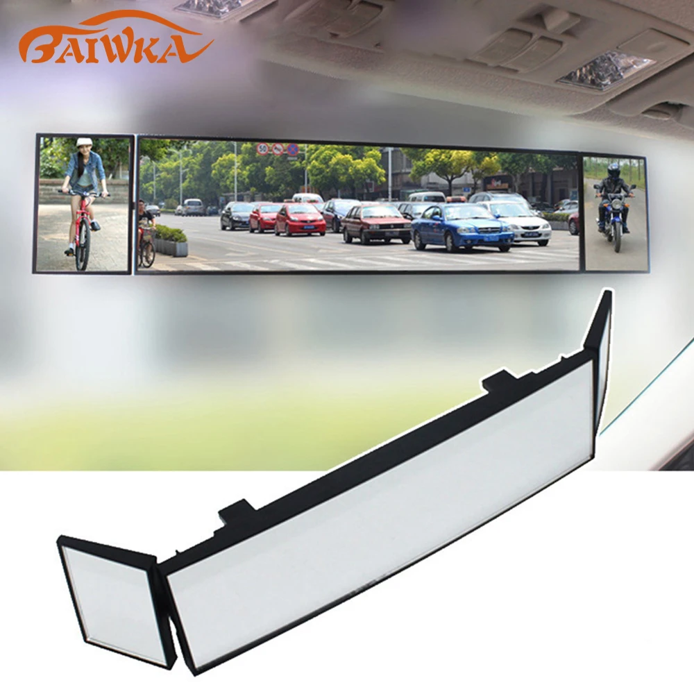 Car Interior Rearview Mirrors Three-section Wide-angle Auto Anti-glare Panoramic Reflector Auto Reverse Back Reference Mirrors
Car Interior Rearview Mirrors Three-section Wide-angle Auto Anti-glare Panoramic Reflector Auto Reverse Back Reference Mirrors