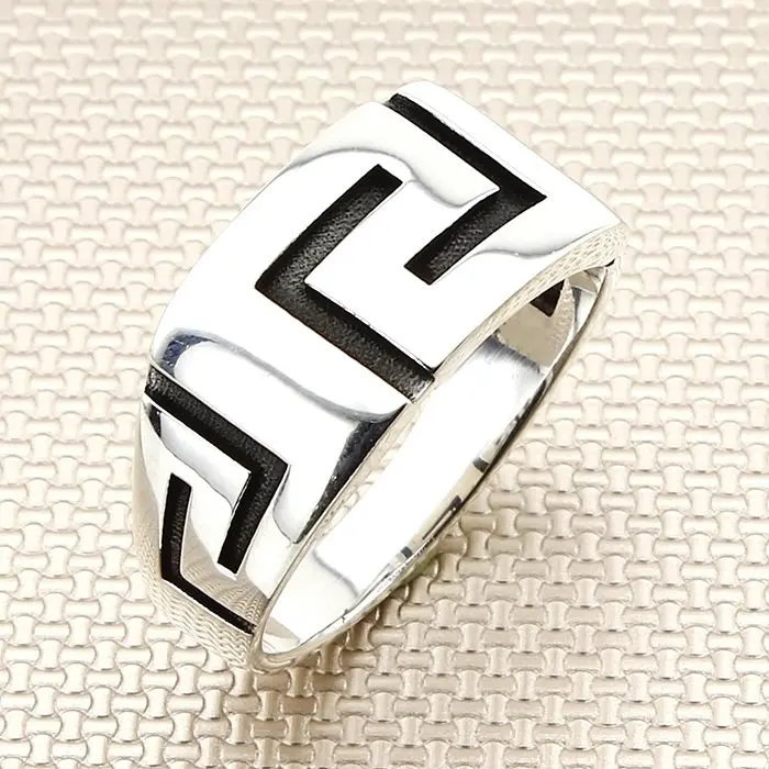 Sterling Silver Puzzle Style Ring Handmade Oxidized Accessory For Men Made in Turkey
Sterling Silver Puzzle Style Ring Handmade Oxidized Accessory For Men Made in Turkey