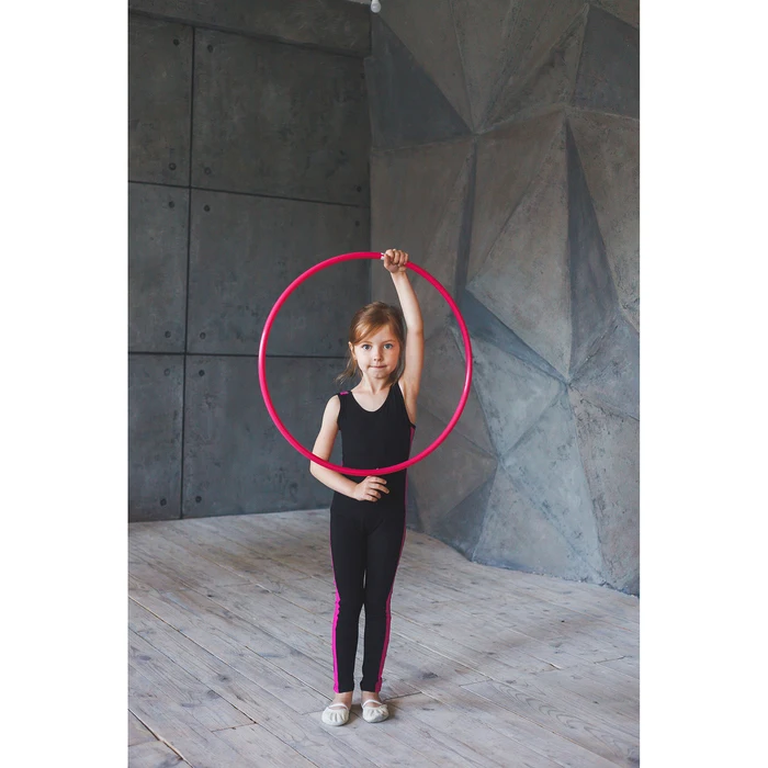 Hoop professional for artistic gymnastics arc 18mm D60 cm crimson color (set of 2 pcs) | Спорт и развлечения