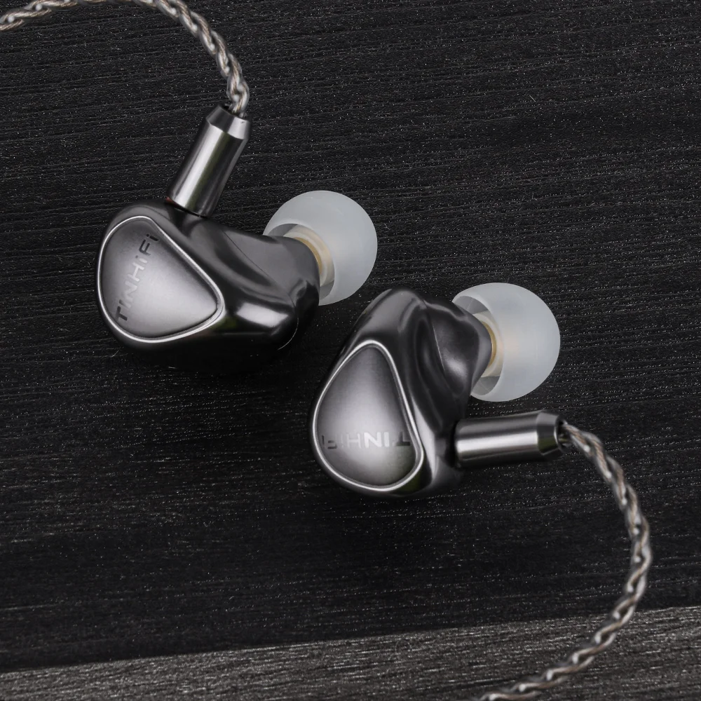 

Tinhifi T5 In Ear Earphones 10mm DOC Driver Bass Metal IEM HIFI Music Monitor Headphone With 2PIN 0.78MM Cable