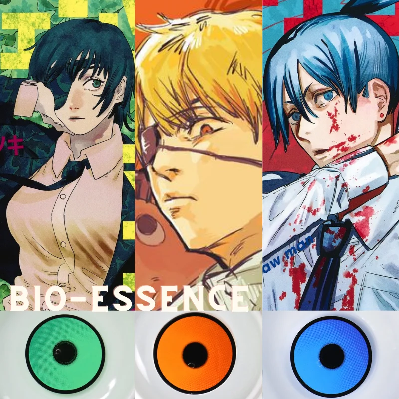 Bio-essence 1 Pair Cosplay Contact Lenses for Eyes Anime Accessory Anime Lense Makima Lenses Chainsaw Man Lenses Power lenses
Bio-essence 1 Pair Cosplay Contact Lenses for Eyes Anime Accessory Anime Lense Makima Lenses Chainsaw Man Lenses Power lenses
