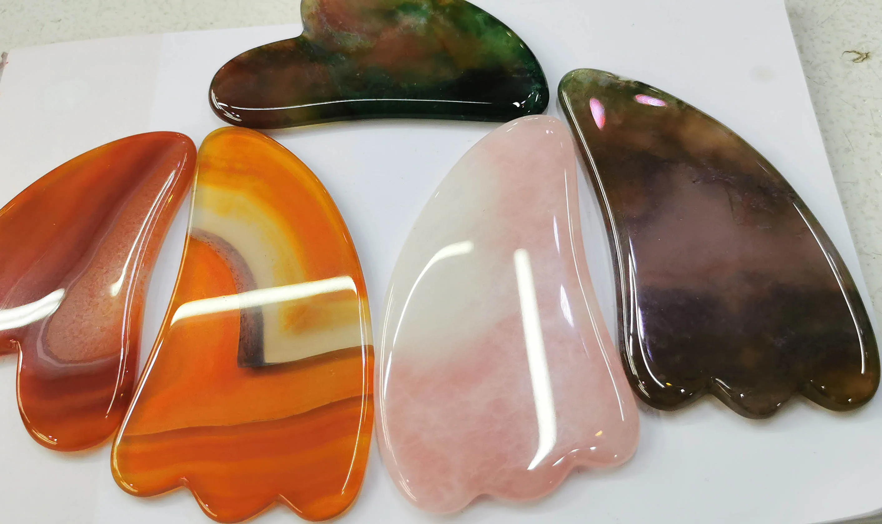 Wholesale Genuine Rose Quartz Gua Sha Tool-onyx-agate-indian agate gemstone stone Handmade
Wholesale Genuine Rose Quartz Gua Sha Tool-onyx-agate-indian agate gemstone stone Handmade