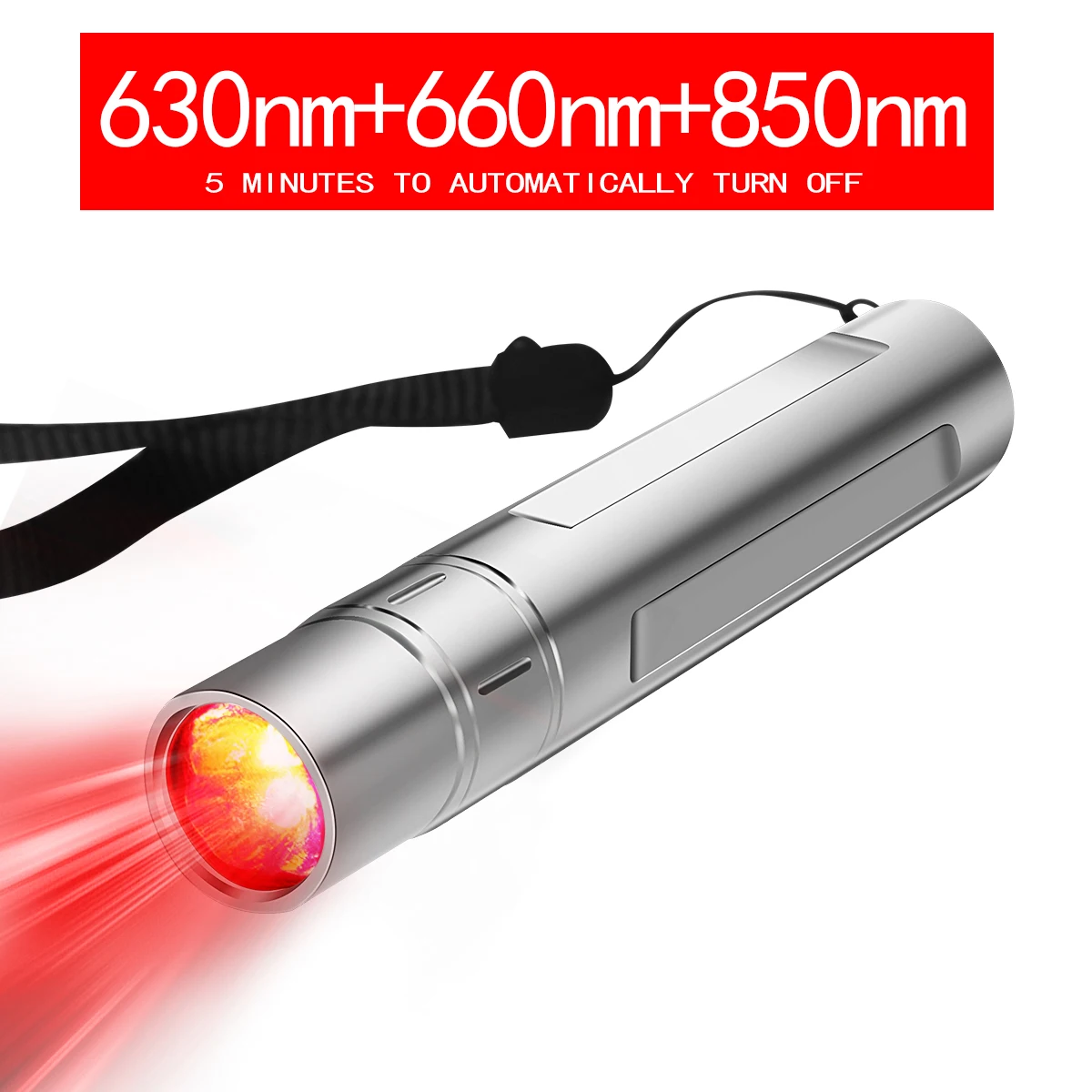 

Portable Led Near Infrared Infra 850nm Handheld Medical Lamp 630nm 660nm Red Light Therapy Torch Relieve Joint Pain